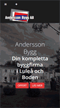 Mobile Screenshot of anderssonsbygg.se
